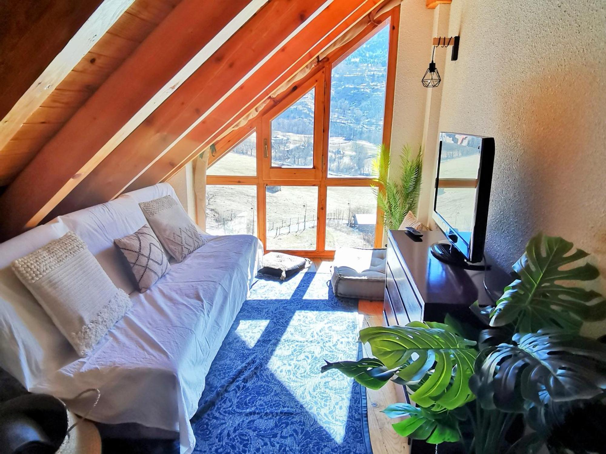 Dúplex con terraza y vistas panorámicas en Taüll Exterior foto